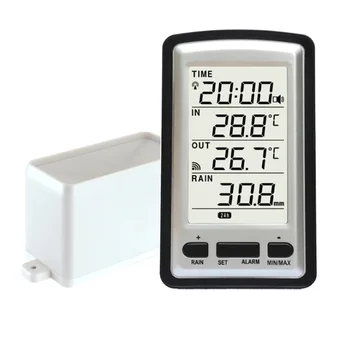 Vanjski Дождемер Plastični Modni Vremenske Aparat Za Kućnog Vrta Digitalni Senzor Temperature Prijenosni Instrument Za mjerenje Temperature u zatvorenom prostoru