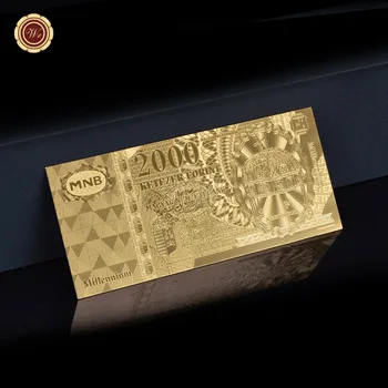 Veleprodaja Mađarskog Zlatna Novčanica Set od 8 Шт15-1000000 Huf Zlatne Lažni Novac U Različitim Razdobljima Besplatan Dekor za Dom Coa