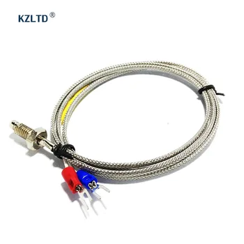 Visokokvalitetna Термопара K-tip Senzor Visoke Temperature K-tipa M6 Vijak Термисторный Senzor Sonda Termoelement K-Tipa Kabel 1 M