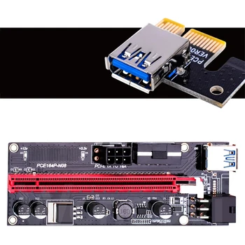 Vrući Produžni kabel PCI-E Produžni kabel PCI Express Produžni USB 3.0 Adapter pci-e 1X do 16X za Linux /XP/ Win7 Win8 Win10