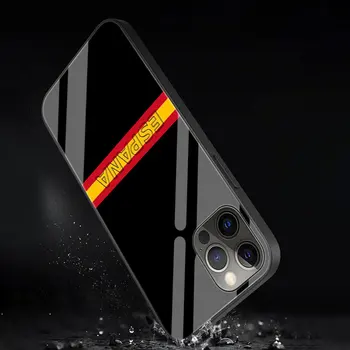 Zastava s Grbom u Španjolskoj Torbica za telefon od kaljenog Stakla za iPhone 12 Mini 13 11 Pro Max XR X XS Max 7 8 6 6 S Plus SE 2020 Torbica Funda