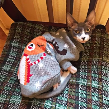 Zima topla odjeća za pse Soft pletene džemper za mačke Odjeća za kućne ljubimce za malu srednjih pasa Chihuahua Buldoga Kaput za štence Odijelo