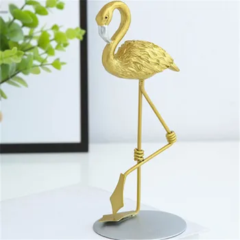 Zlatni Ukras Flamingo Svjetlo Luksuzno Uredski Prozor Dekoracija Stola Obrt Skandinavski Home TV Ormar Individualnost Namještaja Iz Tar.
