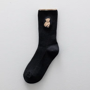 Žene Božićne darove Pamučne čarape Modne čarape s medvjedom Kawai Slatka crtani Ženske čarape Japaense Koreja Stil Харадзюку Topla rasprodaja