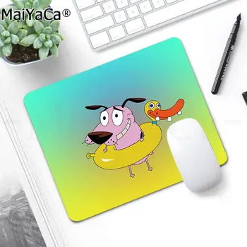 Майяка Prilagođene Kože crtani hrabrost kukavički pas Lijepa Anime podloga Za Miša Najbolje Prodaje na Veliko Igračko Mat miš