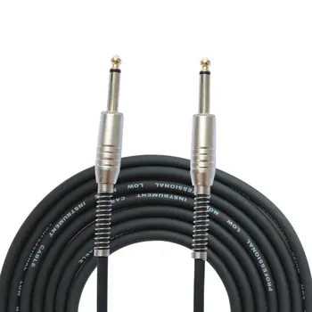 FLGW-24 Mono Konektor Gitaru Kabel, Audio Kabel od čovjeka do Čovjeka Kabel Kabel Gumeni Bakar Izravni Priključak 6,35 mm, Za Električne Alate