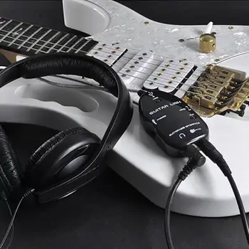 Gitara na USB Audio playerom Zvučna Kartica Audio Gitaru Эффектор Sučelje Link Audio Adapter za snimanje Glazbe za PC/Mac